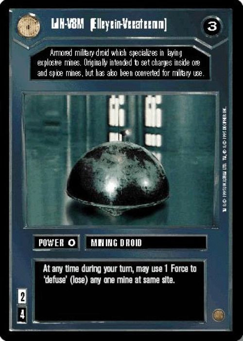 Star Wars CCG | LIN-V8M (Elleyein-Veeateemm) - Premiere | The Nerd Merchant