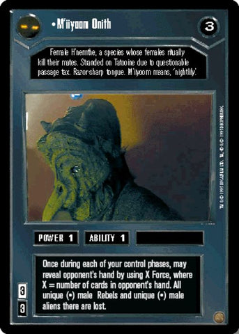 Star Wars CCG | M'iiyoom Onith - Premiere | The Nerd Merchant