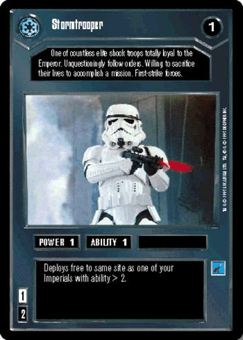 Star Wars CCG | Stormtrooper - Premiere | The Nerd Merchant