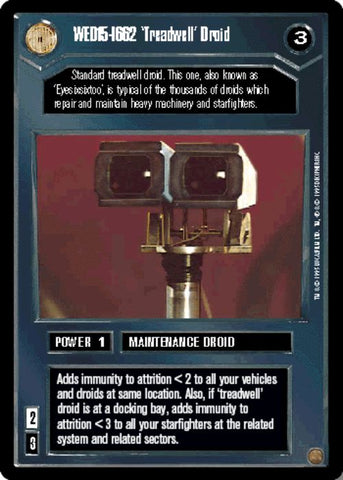Star Wars CCG | WED15-I662 'Treadwell' Droid - Premiere | The Nerd Merchant