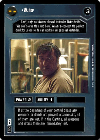 Star Wars CCG | Wuher - Premiere | The Nerd Merchant