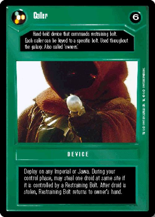 Star Wars CCG | Caller [Dark] - Premiere | The Nerd Merchant