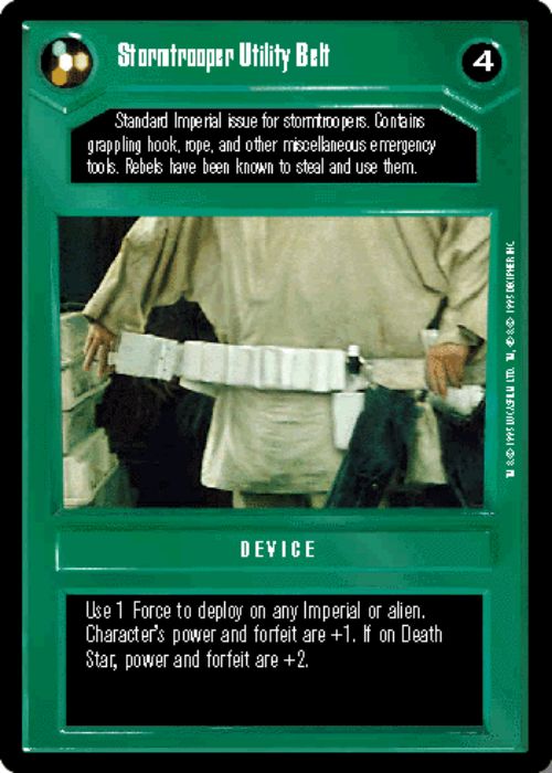 Star Wars CCG | Stormtrooper Utility Belt - Premiere | The Nerd Merchant