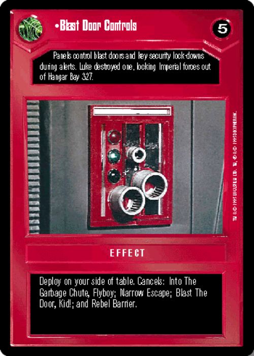 Star Wars CCG | Blast Door Controls - Premiere | The Nerd Merchant