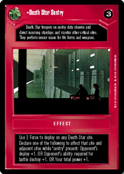 Star Wars CCG | Death Star Sentry - Premiere | The Nerd Merchant