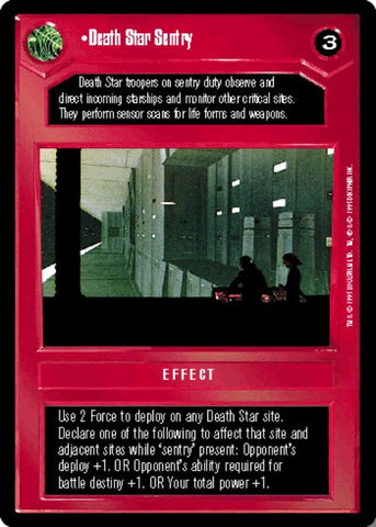Star Wars CCG | Death Star Sentry - Premiere | The Nerd Merchant