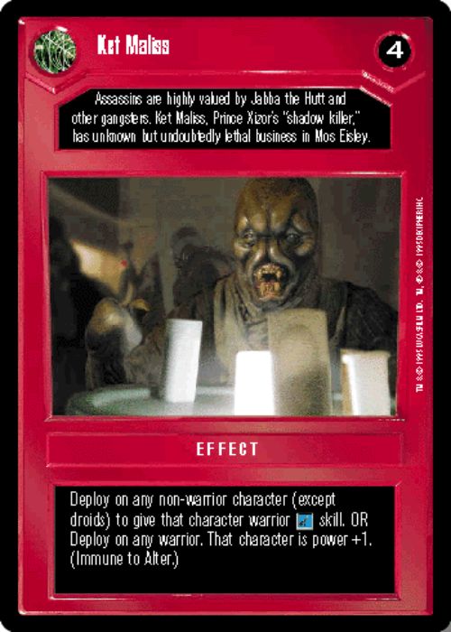 Star Wars CCG | Ket Maliss - Premiere | The Nerd Merchant