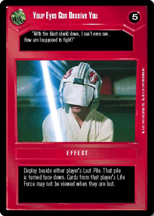 Star Wars CCG | Your Eyes Can Deceive You - Premiere | The Nerd Merchant