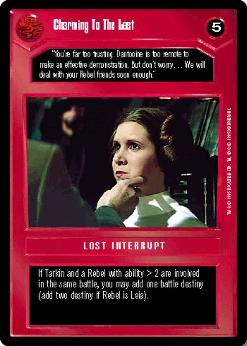 Star Wars CCG | Charming To The Last - Premiere | The Nerd Merchant