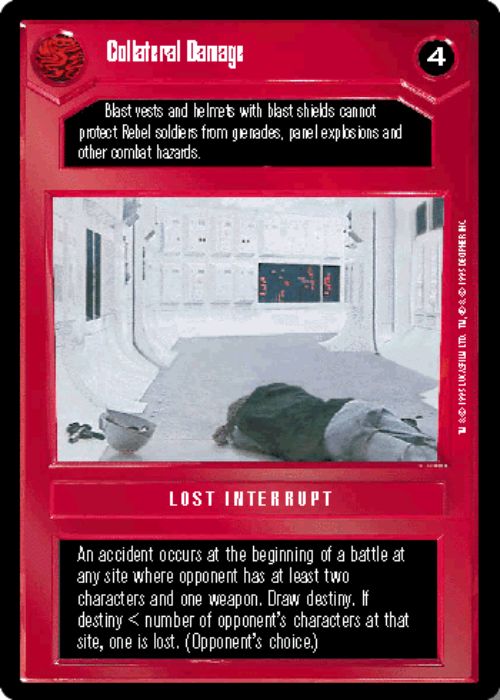 Star Wars CCG | Collateral Damage - Premiere | The Nerd Merchant