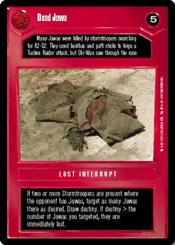 Star Wars CCG | Dead Jawa - Premiere | The Nerd Merchant