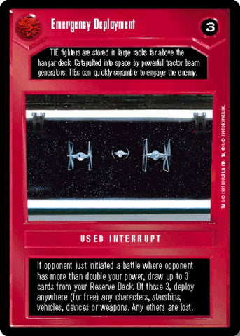 Star Wars CCG | Emergency Deployment - Premiere | The Nerd Merchant