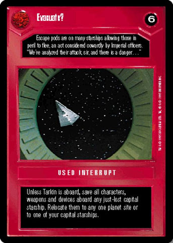 Star Wars CCG | Evacuate? - Premiere | The Nerd Merchant