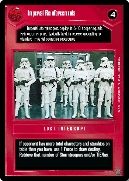 Star Wars CCG | Imperial Reinforcements - Premiere | The Nerd Merchant