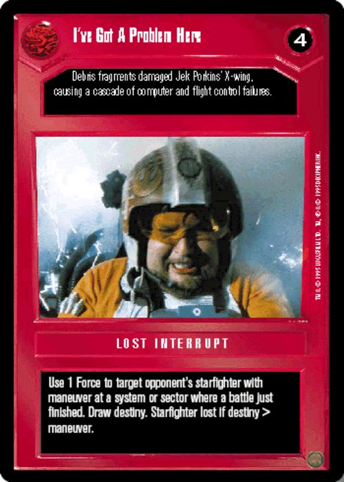Star Wars CCG | I've Got A Problem Here - Premiere | The Nerd Merchant