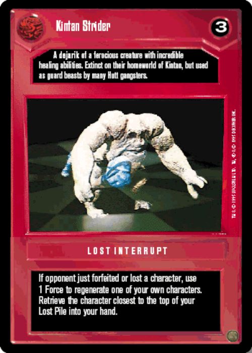 Star Wars CCG | Kintan Strider - Premiere | The Nerd Merchant