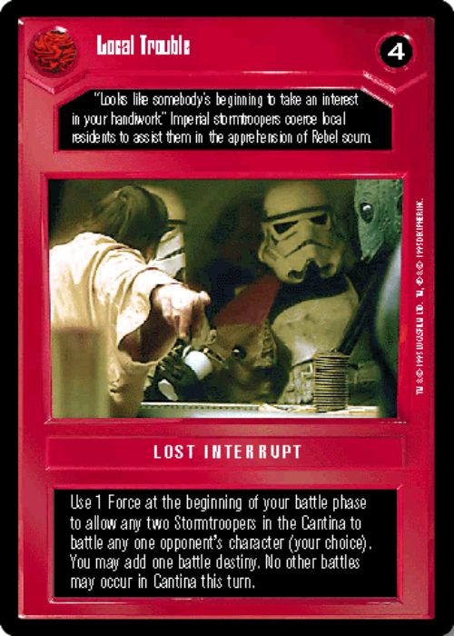Star Wars CCG | Local Trouble - Premiere | The Nerd Merchant