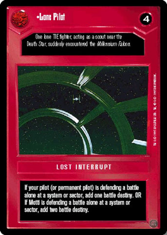 Star Wars CCG | Lone Pilot - Premiere | The Nerd Merchant