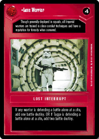 Star Wars CCG | Lone Warrior - Premiere | The Nerd Merchant
