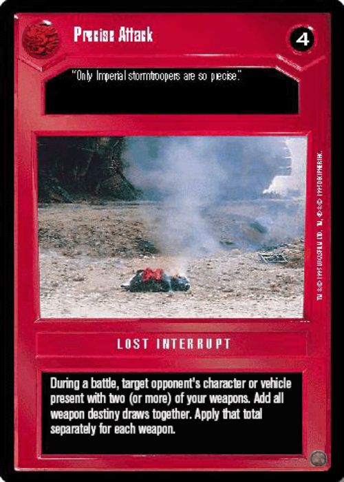 Star Wars CCG | Precise Attack - Premiere | The Nerd Merchant