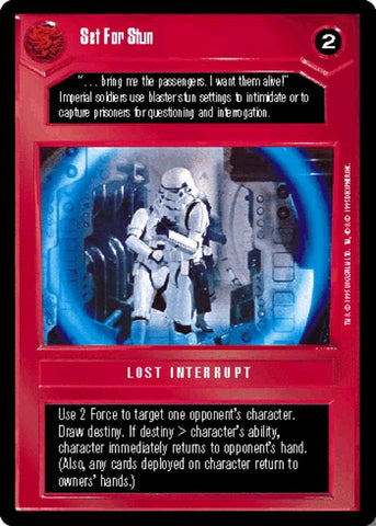Star Wars CCG | Set For Stun - Premiere | The Nerd Merchant