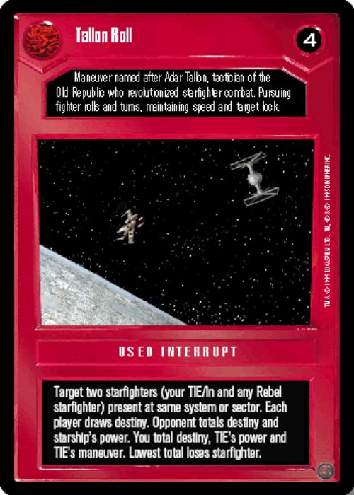 Star Wars CCG | Tallon Roll - Premiere | The Nerd Merchant
