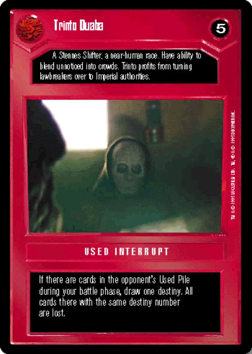 Star Wars CCG | Trinto Duaba - Premiere | The Nerd Merchant