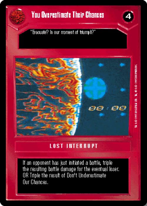 Star Wars CCG | You Overestimate Their Chances - Premiere | The Nerd Merchant