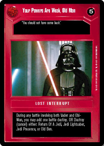 Star Wars CCG | Your Powers Are Weak, Old Man - Premiere | The Nerd Merchant