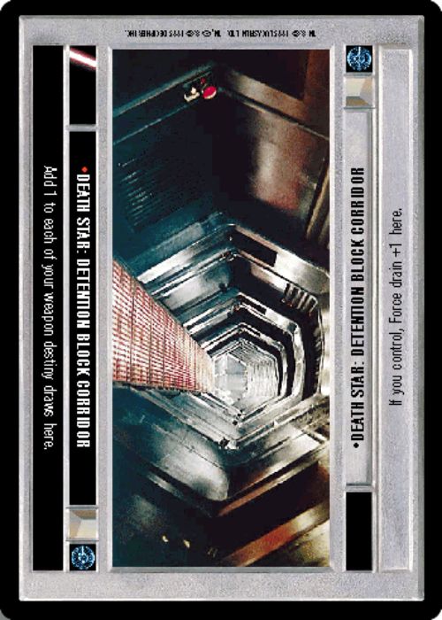 Star Wars CCG | Death Star: Detention Block Corridor - Premiere | The Nerd Merchant