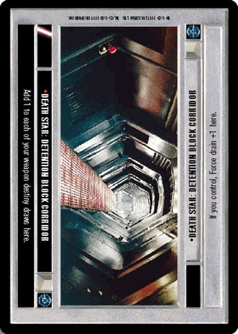 Star Wars CCG | Death Star: Detention Block Corridor - Premiere | The Nerd Merchant