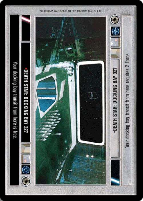 Star Wars CCG | Death Star: Docking Bay 327 [Dark] - Premiere | The Nerd Merchant