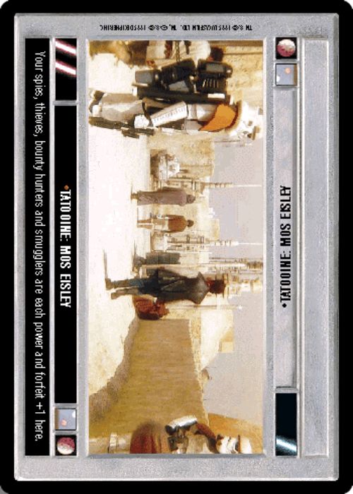 Star Wars CCG | Tatooine: Mos Eisley [Dark] - Premiere | The Nerd Merchant