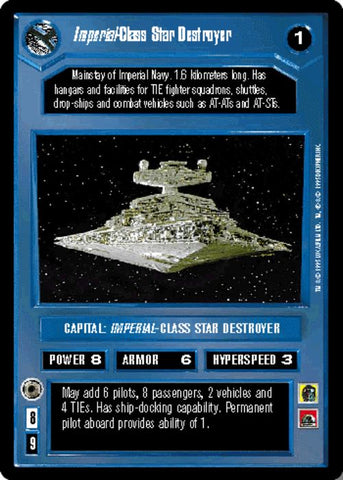 Star Wars CCG | Imperial-Class Star Destroyer - Premiere | The Nerd Merchant