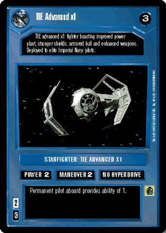 Star Wars CCG | TIE Advanced x1 - Premiere | The Nerd Merchant