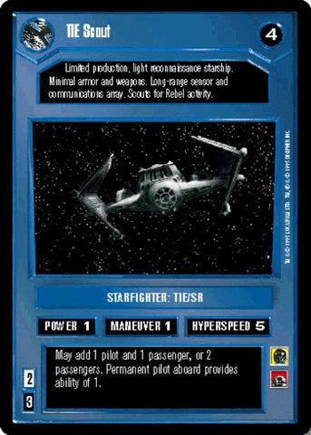 Star Wars CCG | TIE Scout - Premiere | The Nerd Merchant