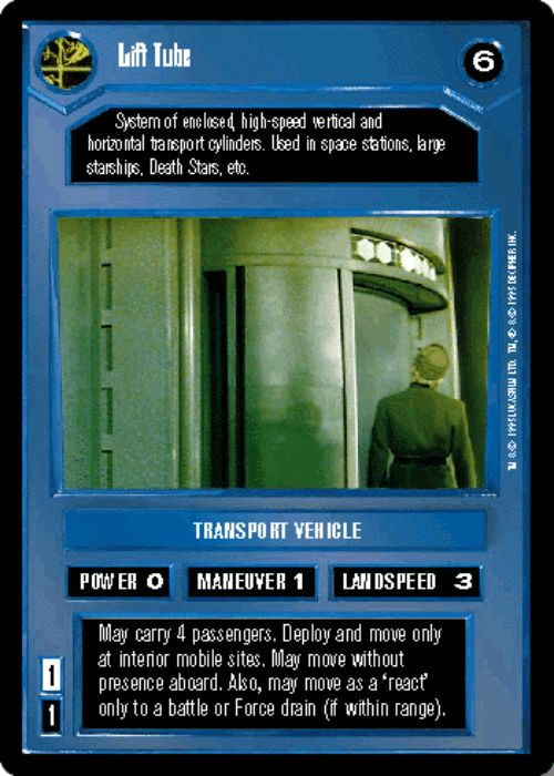 Star Wars CCG | Lift Tube [Dark] - Premiere | The Nerd Merchant