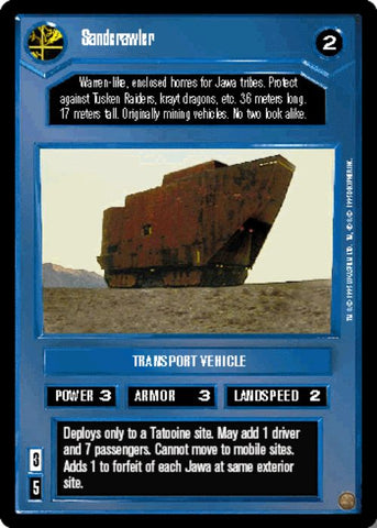 Star Wars CCG | Sandcrawler [Dark] - Premiere | The Nerd Merchant
