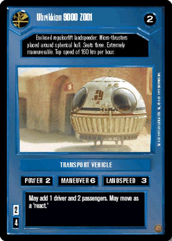 Star Wars CCG | Ubrikkian 9000 Z001 - Premiere | The Nerd Merchant