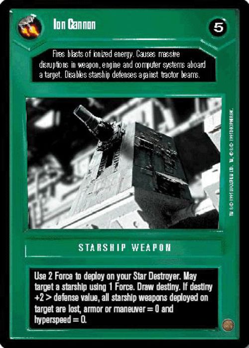 Star Wars CCG | Ion Cannon - Premiere | The Nerd Merchant