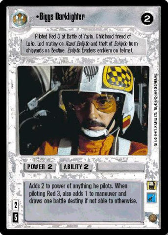 Star Wars CCG | Biggs Darklighter - Premiere | The Nerd Merchant