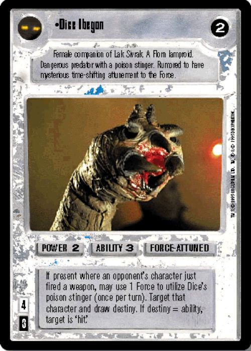 Star Wars CCG | Dice Ibegon - Premiere | The Nerd Merchant