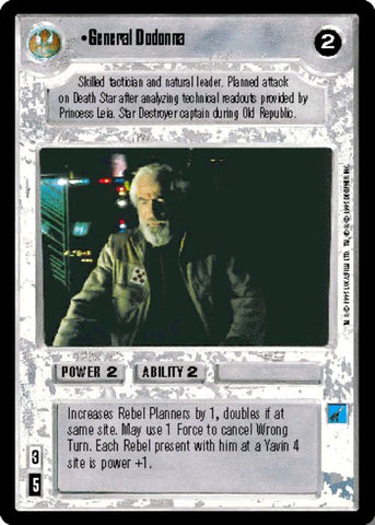 Star Wars CCG | General Dodonna - Premiere | The Nerd Merchant