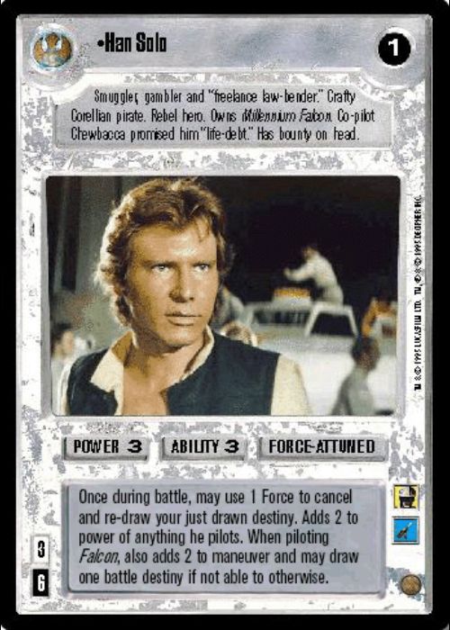 Star Wars CCG | Han Solo - Premiere | The Nerd Merchant