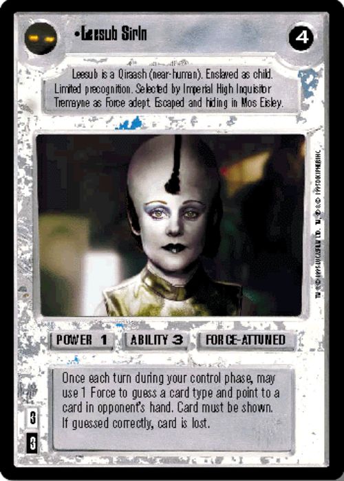 Star Wars CCG | Leesub Sirln - Premiere | The Nerd Merchant