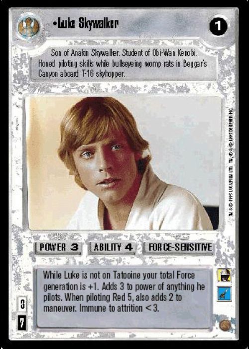 Star Wars CCG | Luke Skywalker - Premiere | The Nerd Merchant