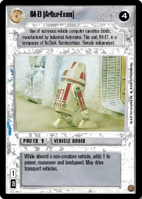 Star Wars CCG | R4-E1 (Arfour-Eeone) - Premiere | The Nerd Merchant