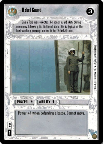 Star Wars CCG | Rebel Guard - Premiere | The Nerd Merchant