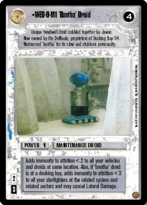 Star Wars CCG | WED-9-M1 'Bantha' Droid - Premiere | The Nerd Merchant