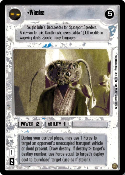 Star Wars CCG | Wioslea - Premiere | The Nerd Merchant